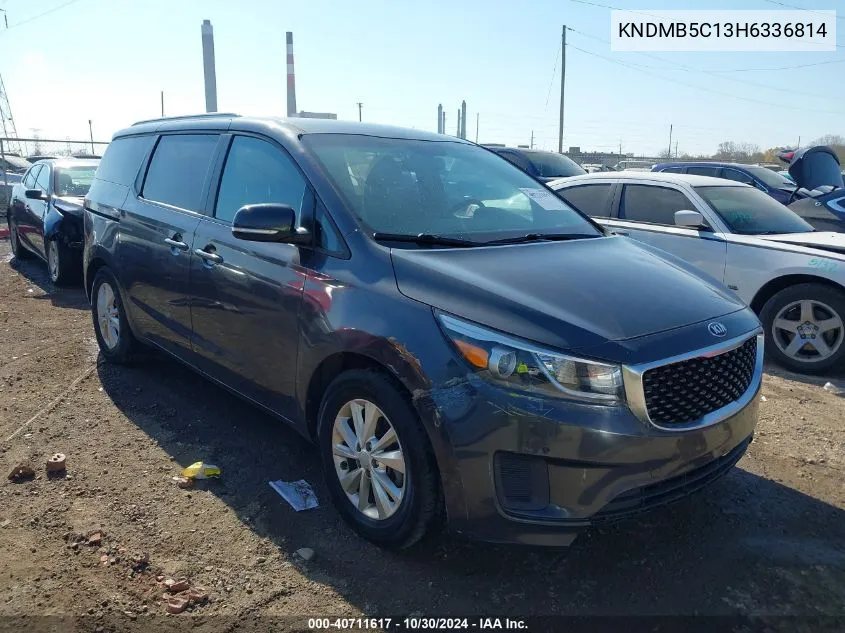 2017 Kia Sedona Lx VIN: KNDMB5C13H6336814 Lot: 40711617