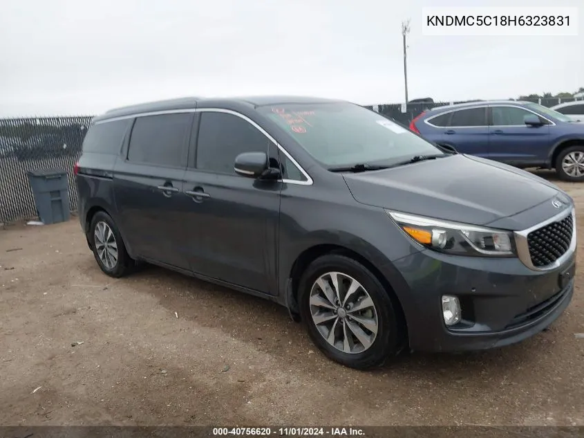 2017 Kia Sedona Sx VIN: KNDMC5C18H6323831 Lot: 40756620