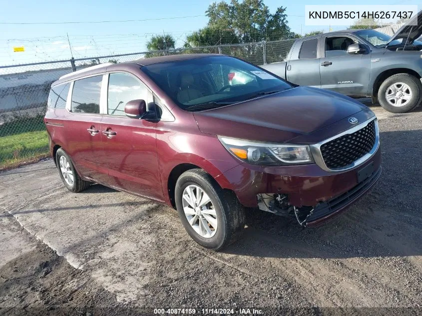 KNDMB5C14H6267437 2017 Kia Sedona Lx