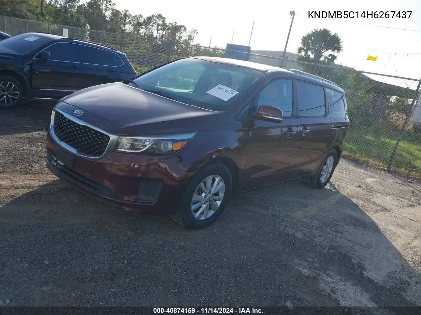 KNDMB5C14H6267437 2017 Kia Sedona Lx