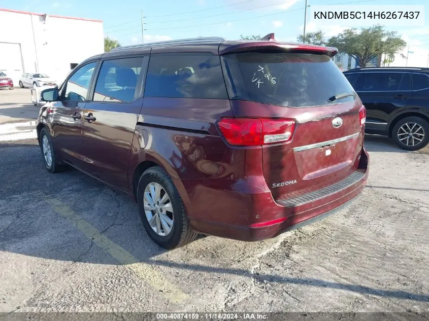 KNDMB5C14H6267437 2017 Kia Sedona Lx