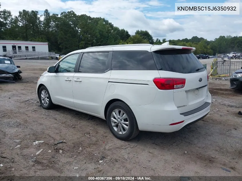 KNDMB5C15J6350932 2018 Kia Sedona Lx