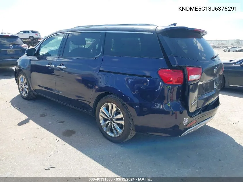 KNDME5C13J6376291 2018 Kia Sedona Sx Limited