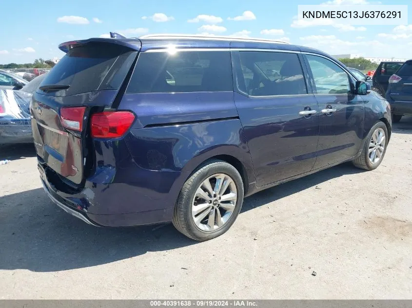 KNDME5C13J6376291 2018 Kia Sedona Sx Limited