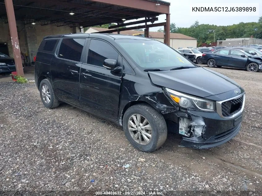 2018 Kia Sedona L VIN: KNDMA5C12J6389898 Lot: 40459632