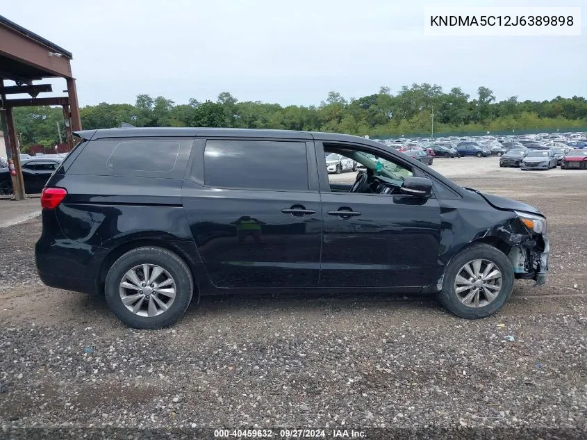 2018 Kia Sedona L VIN: KNDMA5C12J6389898 Lot: 40459632