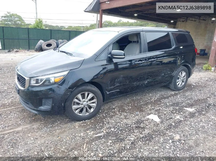 2018 Kia Sedona L VIN: KNDMA5C12J6389898 Lot: 40459632