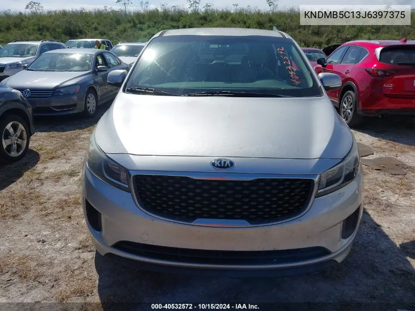 2018 Kia Sedona Lx VIN: KNDMB5C13J6397375 Lot: 40532572