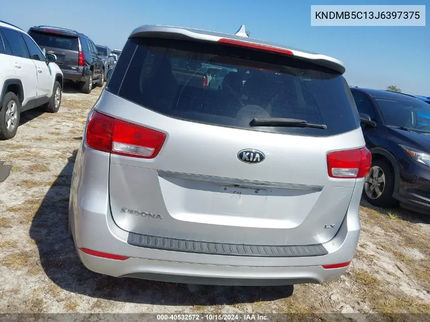 2018 Kia Sedona Lx VIN: KNDMB5C13J6397375 Lot: 40532572