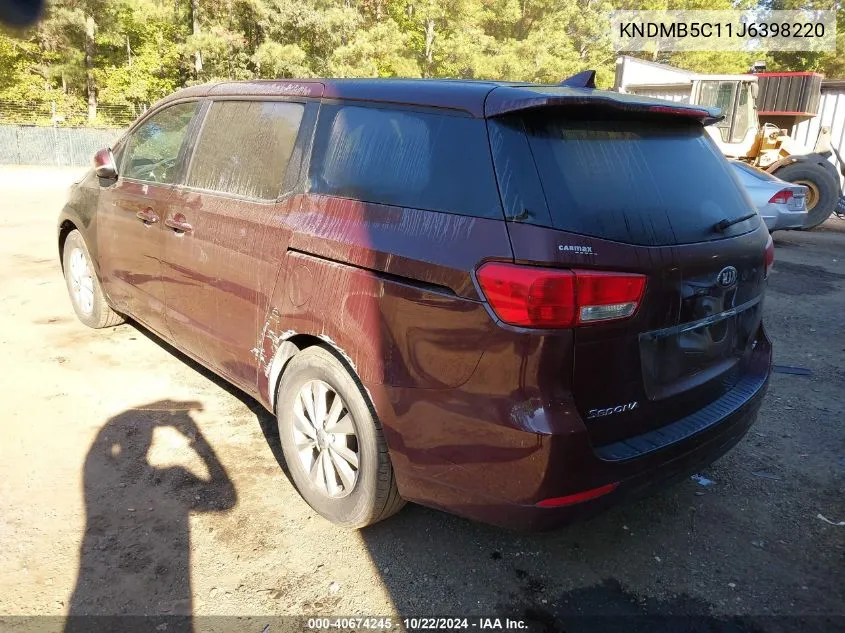 KNDMB5C11J6398220 2018 Kia Sedona Lx