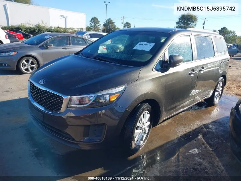 2018 Kia Sedona Lx VIN: KNDMB5C15J6395742 Lot: 40818139