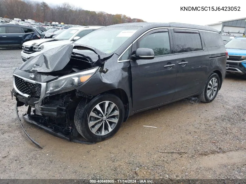 KNDMC5C15J6423052 2018 Kia Sedona Sx