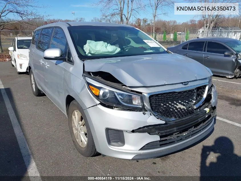 2018 Kia Sedona L VIN: KNDMA5C16J6350473 Lot: 40854119