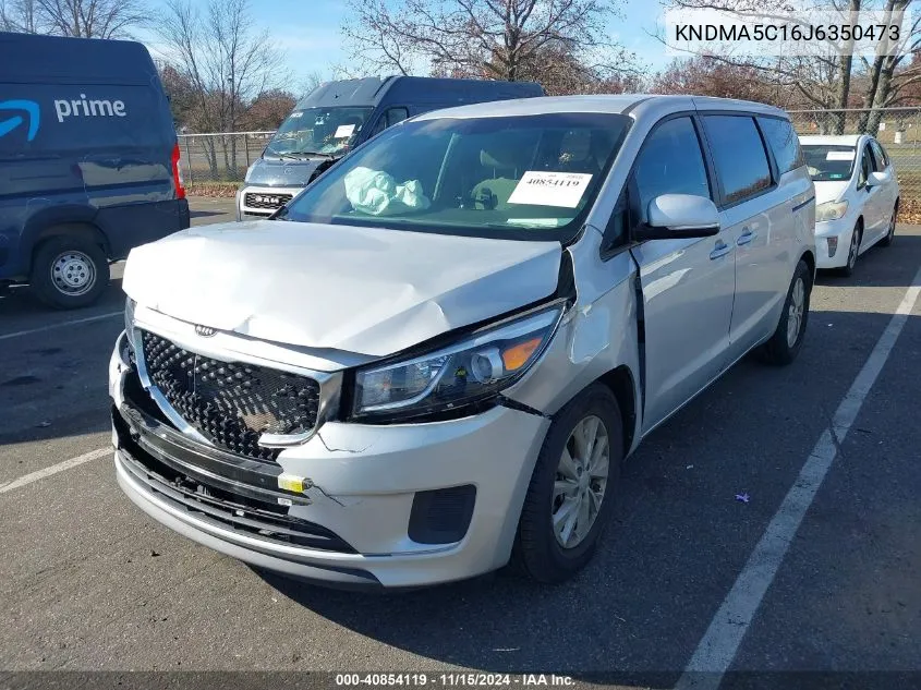 2018 Kia Sedona L VIN: KNDMA5C16J6350473 Lot: 40854119