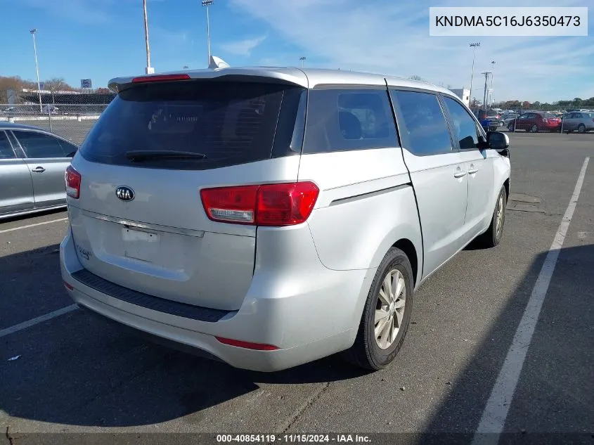 2018 Kia Sedona L VIN: KNDMA5C16J6350473 Lot: 40854119