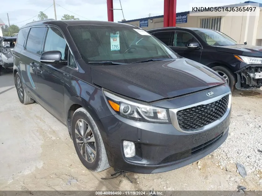 2018 Kia Sedona Sx VIN: KNDMC5C14J6365497 Lot: 40898450