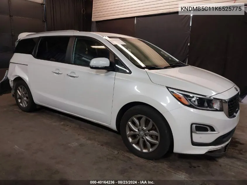 2019 Kia Sedona Ex VIN: KNDMB5C11K6525775 Lot: 40164236