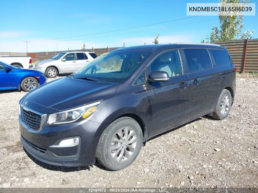 2020 Kia Sedona Lx/Ex VIN: KNDMB5C18L6586039 Lot: 12107872