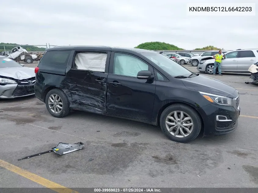 2020 Kia Sedona Ex VIN: KNDMB5C12L6642203 Lot: 39959823