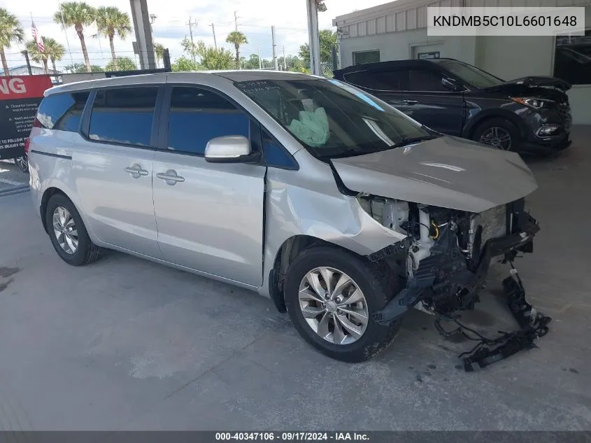 KNDMB5C10L6601648 2020 Kia Sedona Lx