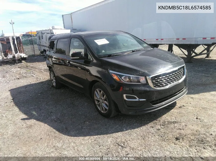 2020 Kia Sedona Ex VIN: KNDMB5C18L6574585 Lot: 40365956