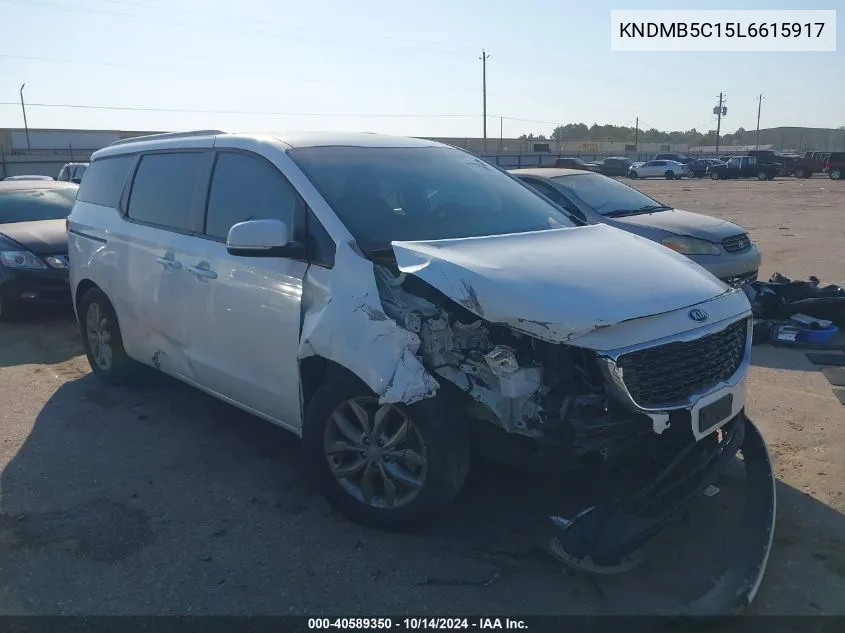 2020 Kia Sedona Ex VIN: KNDMB5C15L6615917 Lot: 40589350