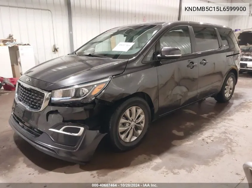 2020 Kia Sedona Lx VIN: KNDMB5C15L6599900 Lot: 40687464