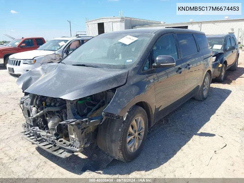 2021 Kia Sedona Lx VIN: KNDMB5C17M6674453 Lot: 40338635