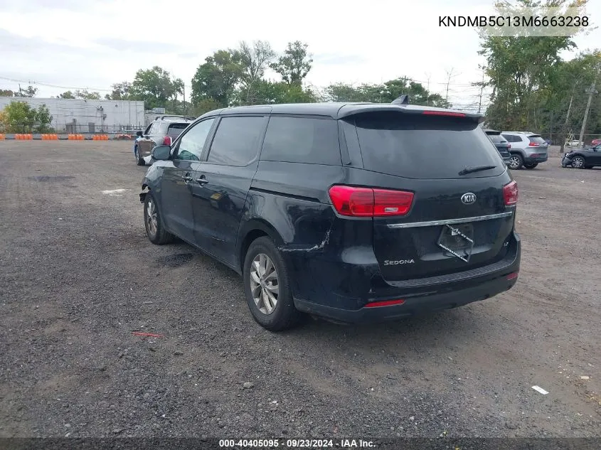 KNDMB5C13M6663238 2021 Kia Sedona Lx/Ex