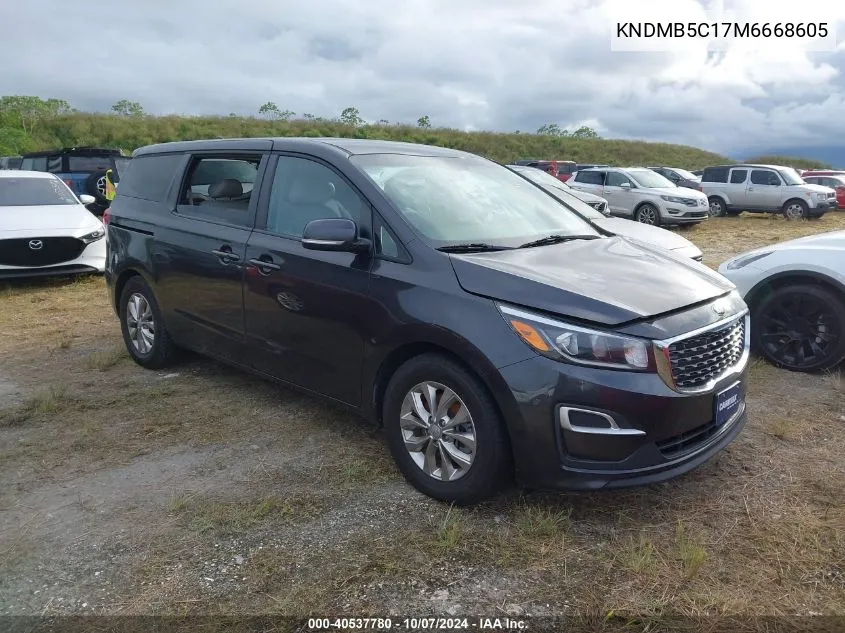 2021 Kia Sedona Lx VIN: KNDMB5C17M6668605 Lot: 40537780