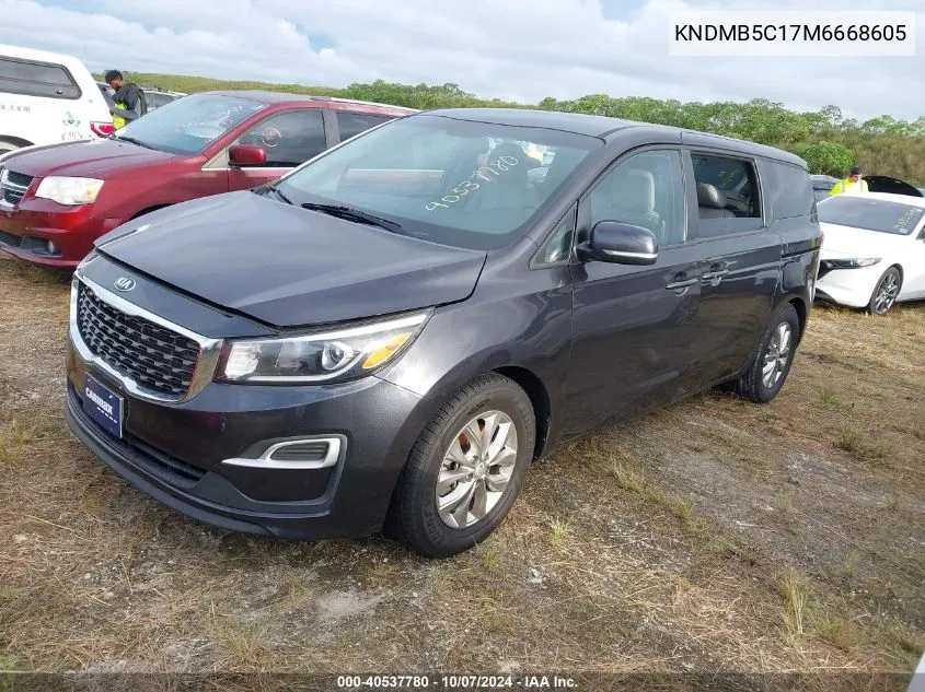 2021 Kia Sedona Lx VIN: KNDMB5C17M6668605 Lot: 40537780