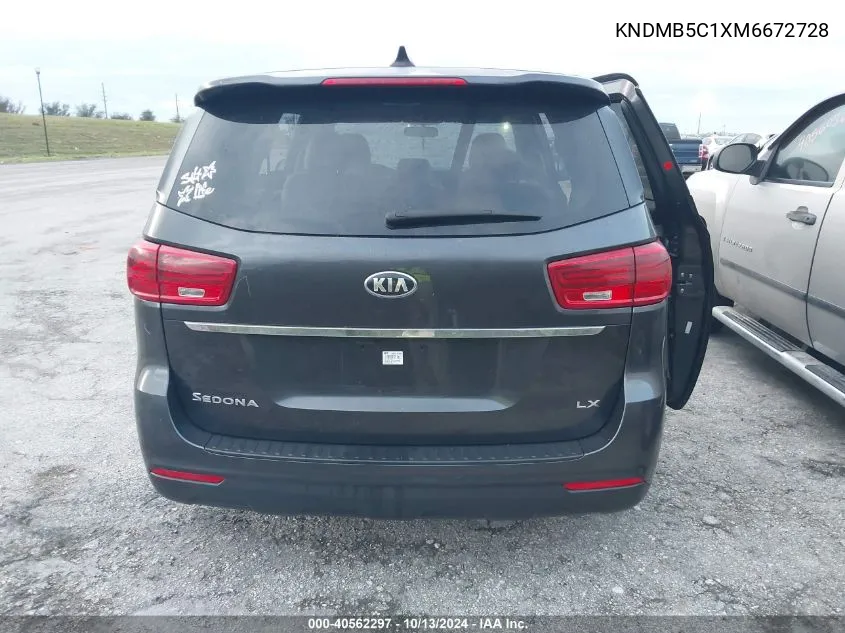 2021 Kia Sedona Lx VIN: KNDMB5C1XM6672728 Lot: 40562297