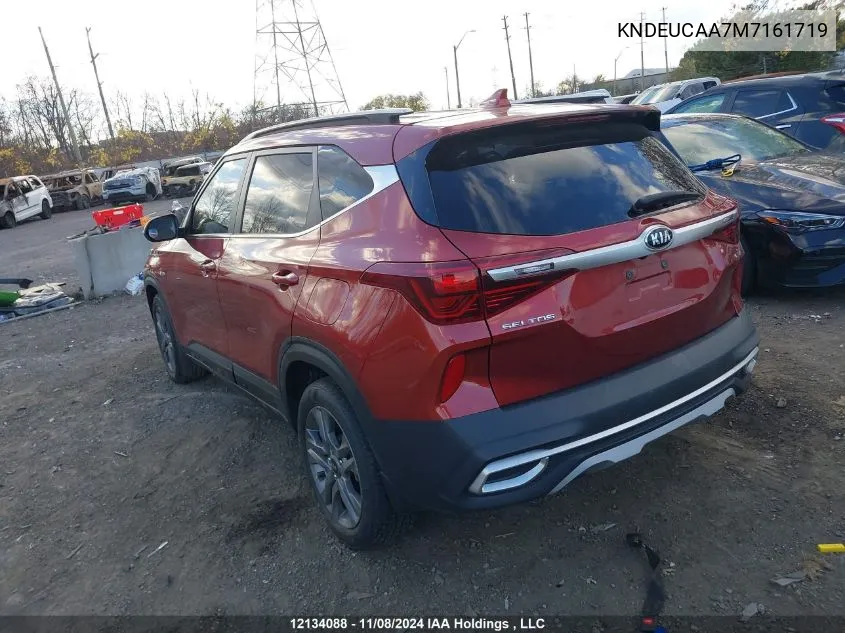 2021 Kia Seltos VIN: KNDEUCAA7M7161719 Lot: 12134088