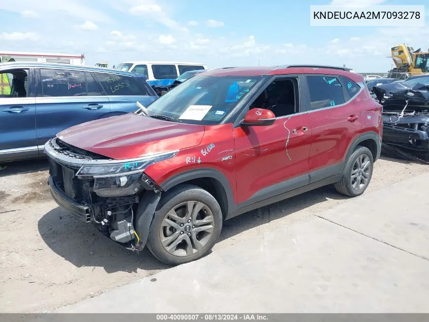 2021 Kia Seltos S VIN: KNDEUCAA2M7093278 Lot: 40090507