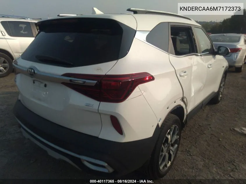 2021 Kia Seltos Ex VIN: KNDERCAA6M7172373 Lot: 40117365