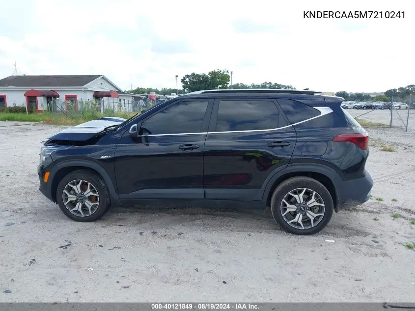 2021 Kia Seltos Ex VIN: KNDERCAA5M7210241 Lot: 40121849