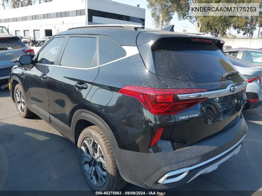 2021 Kia Seltos Ex VIN: KNDERCAA0M7175253 Lot: 40275863