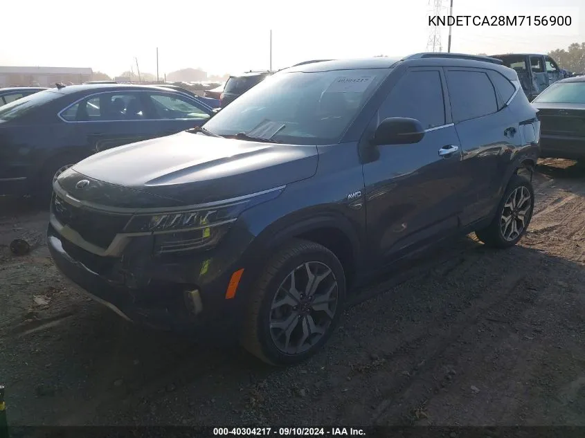 2021 Kia Seltos Sx VIN: KNDETCA28M7156900 Lot: 40304217