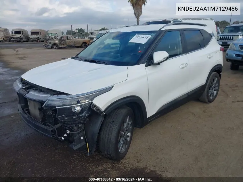 2021 Kia Seltos S VIN: KNDEU2AA1M7129486 Lot: 40358842