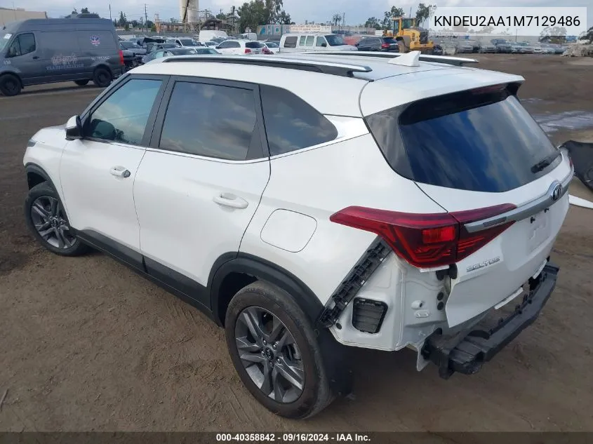 2021 Kia Seltos S VIN: KNDEU2AA1M7129486 Lot: 40358842