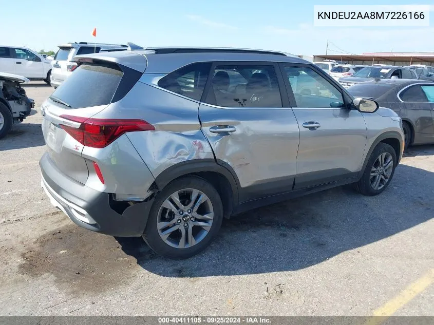 2021 Kia Seltos S VIN: KNDEU2AA8M7226166 Lot: 40411105