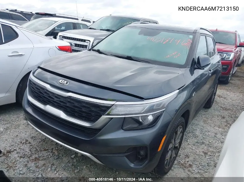 2021 Kia Seltos Ex VIN: KNDERCAA6M7213150 Lot: 40518146