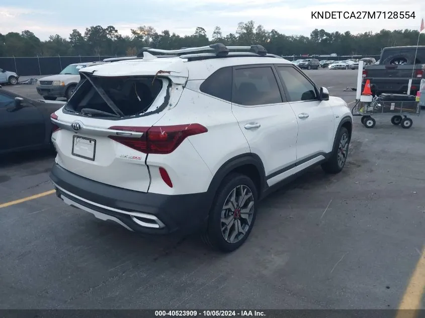 2021 Kia Seltos Sx VIN: KNDETCA27M7128554 Lot: 40523909