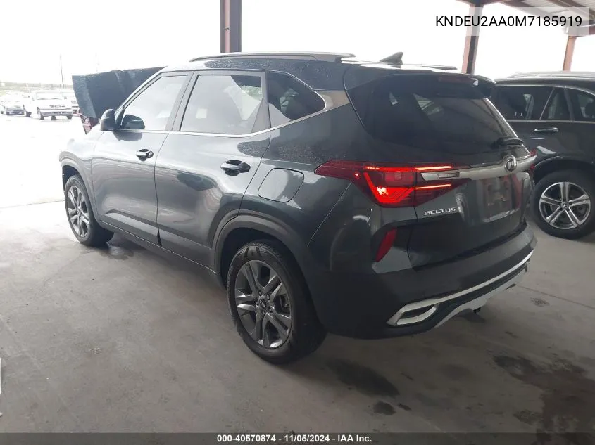 2021 Kia Seltos S VIN: KNDEU2AA0M7185919 Lot: 40570874