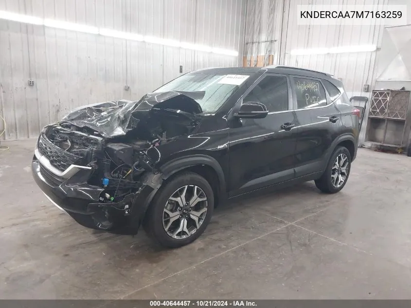 2021 Kia Seltos Ex VIN: KNDERCAA7M7163259 Lot: 40644457