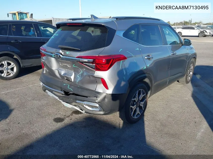 2021 Kia Seltos Ex VIN: KNDERCAA8M7130495 Lot: 40772865