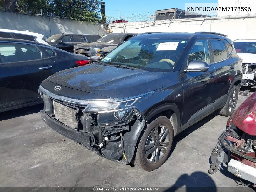 2021 Kia Seltos S VIN: KNDEUCAA3M7178596 Lot: 40777320