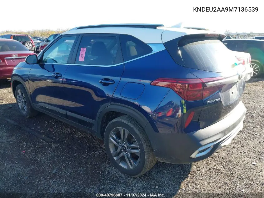 2021 Kia Seltos S VIN: KNDEU2AA9M7136539 Lot: 40796887