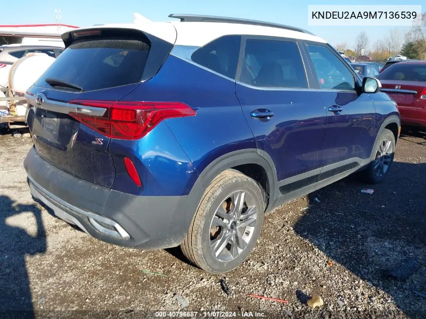 2021 Kia Seltos S VIN: KNDEU2AA9M7136539 Lot: 40796887