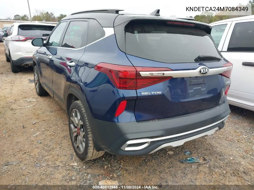 2021 Kia Seltos Sx Turbo VIN: KNDETCA24M7084349 Lot: 40812945